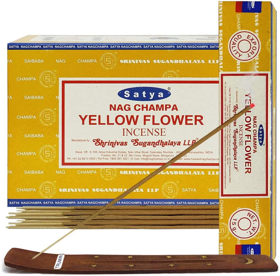 Blue Box Nag Champa Original Incense Sticks 40 x 4 = 160 gram Satya Sai Baba 