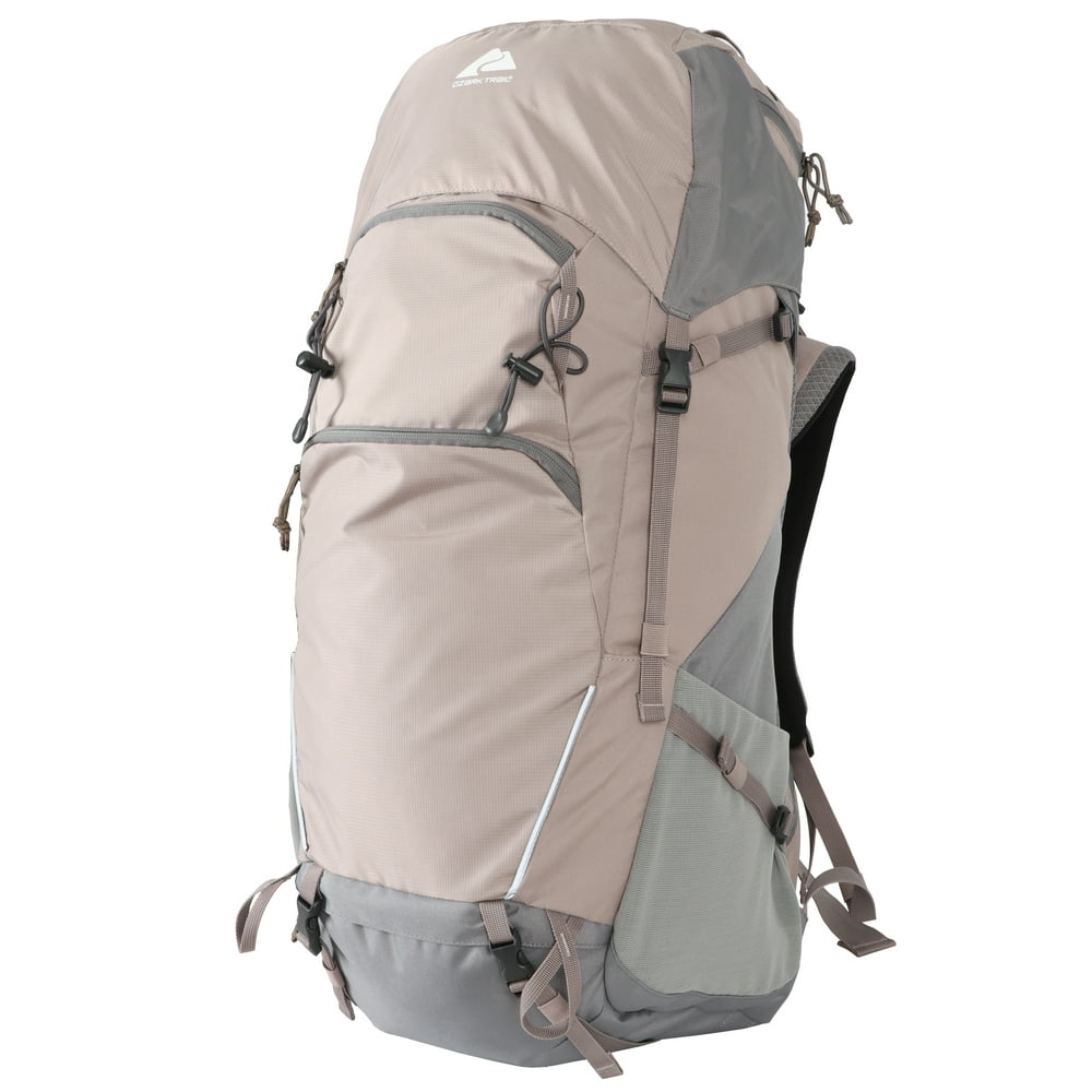 Ozark Trail 50 ltr, Backpacking Backpack, Tan