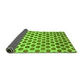 thumbnail image 2 of Ahgly Company Indoor Round Abstract Green Modern Area Rugs, 5' Round, 2 of 4