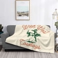 thumbnail image 6 of Throw Blanket for Couch - West Cowboys Soft Comfy Lightweight Cozy Warm Throw Blanket, Fuzzy Plush Flannel Blanket & Throws for Sofa and Bed All Season, 6 of 8