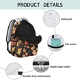 thumbnail image 4 of "Sunflower Themed Backpack for Work & School - Wildflower Print Water-Resistant Backpack, Large Main Compartment, Trendy & Functional", 4 of 6