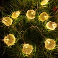 thumbnail image 3 of Guirnalda de luces solares Dinheiro de 30 LED y 21 pies para jardín, patio, porche, boda y fiesta, 3 of 5
