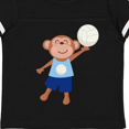 thumbnail image 4 of Inktastic Volleyball Player Boys Cute Monkey Boys Toddler T-Shirt, 4 of 5