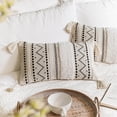 thumbnail image 1 of Funda de almohada BlissBlush decorativa lumbar de 30 x 50 cm, juego de 2, 1 of 7
