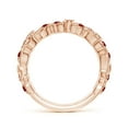 thumbnail image 2 of ANGARA Natural Nature Inspired Round Ruby & Diamond Vine Ring in 14K Rose Gold for Women (Size-1.5mm) | July Birthstone, Birthday, Anniversary, Jewelry Gift for Women | Natural Ruby Ring, 2 of 10