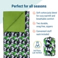thumbnail image 4 of Wildkin Original Sleeping Bag Green Camo Slumber Bag, 4 of 6