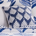 thumbnail image 2 of Levtex Home - Vintage Blossom - Decorative Pillow (18x18in.) - Embroidered Leaves - Blue and White, 2 of 3