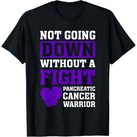Pancreatic Cancer Pancreas Warrior Chemotherapy Patient T-ShirtMen and women can wear, black T-shirts, gifts. Age: M,L,XL 2XL, 3XL, 427XL