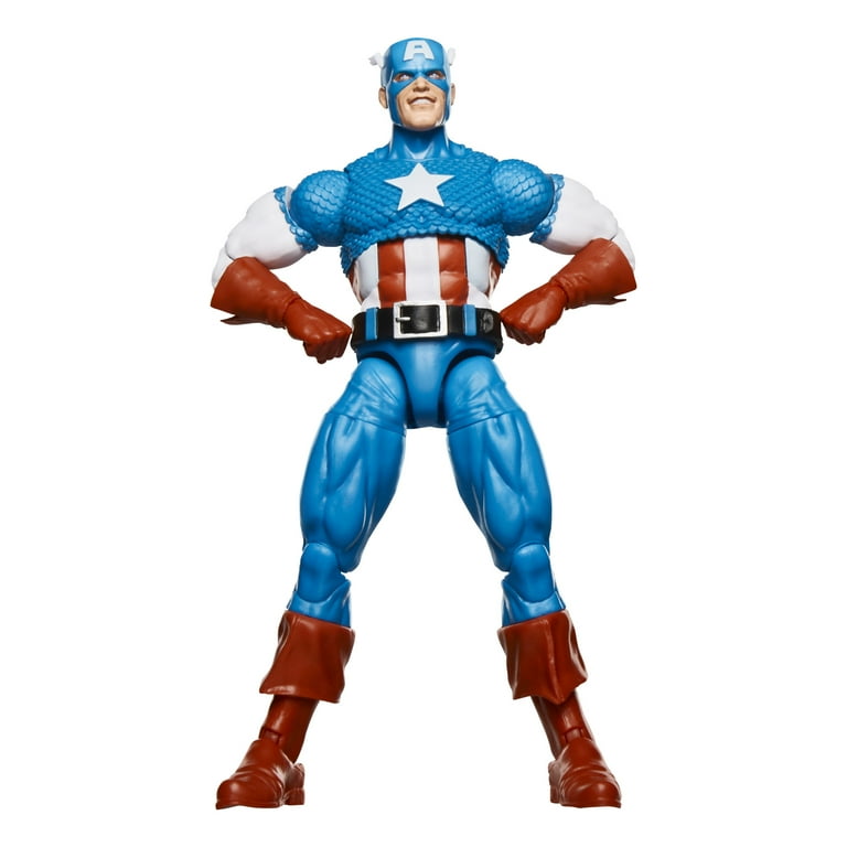 Marvel Legends Series Secret Wars Captain America Retro Marvel Collectible Action Figure 6 Walmart