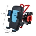 thumbnail image 3 of Universal Automatic Lock Bike Phone Mount | 360° Rotating Handlebar Holder for Smartphones | Car & Motorcycle Compatible Stand with Rubber Grips, 3 of 7