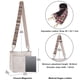 thumbnail image 4 of Bolso bandolera HKCLUF Trendy de cuero vegano blanco para mujer, 4 of 9