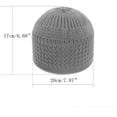thumbnail image 4 of Yuanlong Mens Beanie Hat Chevron Knit Plain Skull Cap Fall Winter Breathable Soft Stretchy Daily Casual Stylish Street Headwear, 4 of 4