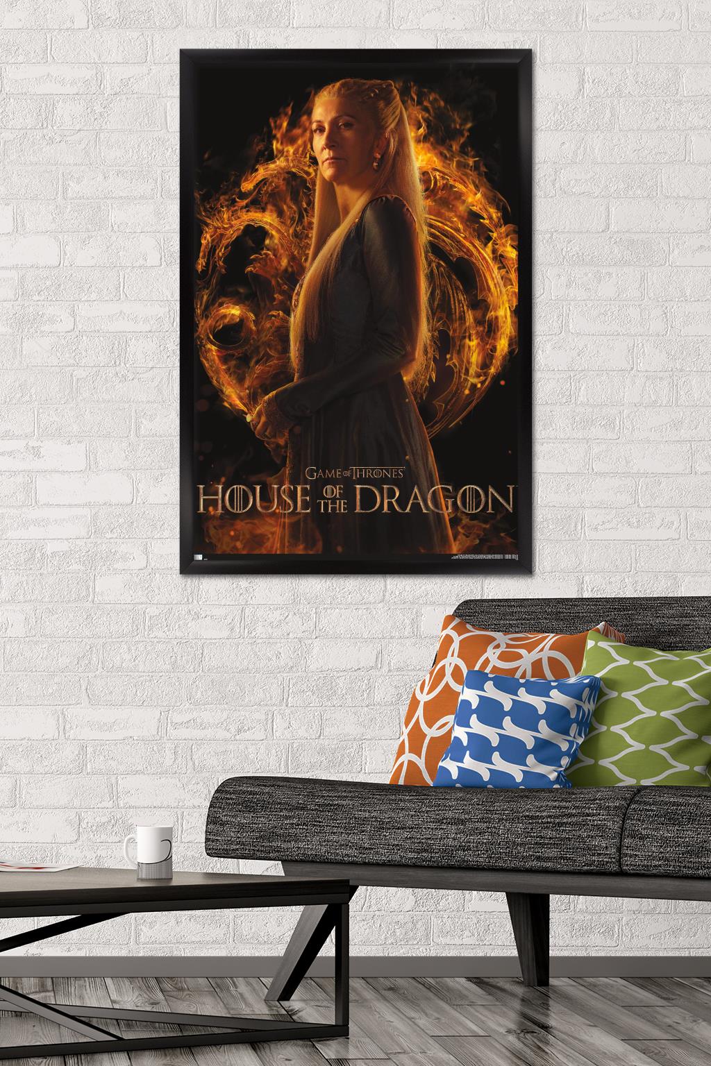 House of the Dragon - Rhaenys One Sheet Wall Poster, 22.375" x 34" Framed