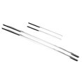 thumbnail image 4 of Tira decorativa para puerta interior Ticfox acero inoxidable brillante 4 piezas para Range Rover, 4 of 10