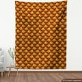thumbnail image 4 of Ambesonne Floral Fabric by the Yard Upholstery, Summer Sunflower on Polka, 10 Yards, Burgundy Earth Yellow, 4 of 5