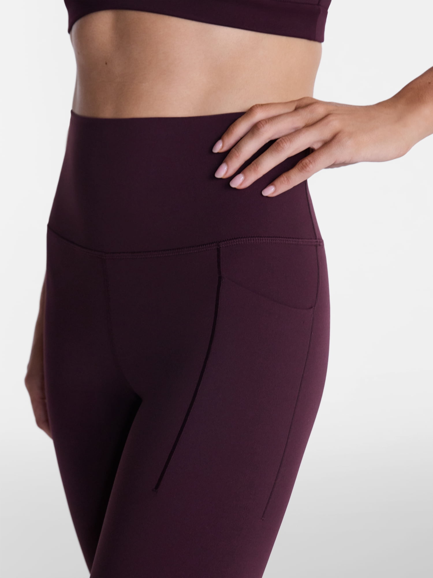 Avia Women's and Women's Plus SoftSculpt High Rise Leggings with Pockets, Full Length, Sizes XS-4X
