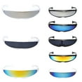 thumbnail image 4 of D-GROEE Futuristic Shield Sunglasses for Cosplay Mirrored Lens Visor Narrow Cyclops Novelty Party Shield Cool Alien Sunglasses, 4 of 8