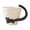 White, variant on Cat Ceramic Coffee Mug with Cat Tail Handle, Novelty Animal Tea Cup for Office and Home - 12oz