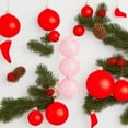 thumbnail image 4 of Kbndieu 3PCS 80MM Christmas Balls Ornaments for Christmas Tree - Shatterproof Christmas Ornaments Xmas Tree Decorations Pink Hanging Balls for Holiday Wedding Party Decorations, 4 of 5