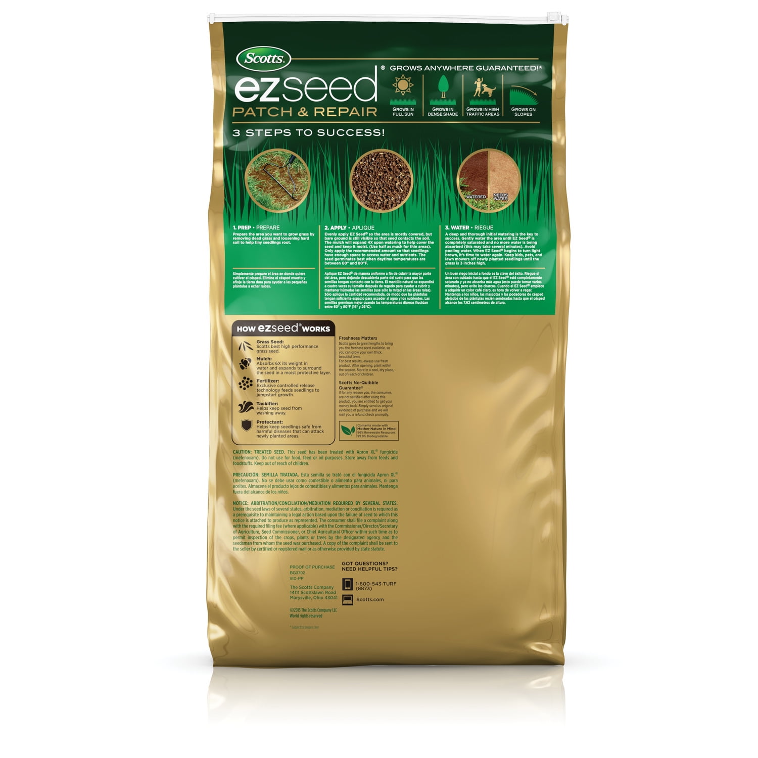 Scotts Turf Builder Tall Fescue Grass Seed, 10 lbs