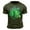 Green, variant on Njagoc3 Mens Summer Short Sleeve T-Shirt, Crew Neck, St. Patrick's Day Print, Soft and Comfortable Fabric, Casual Style, Perfect for Daily Wear and Holiday Celebrations