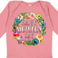thumbnail image 4 of Inktastic Happy Mother's Day- flowers Boys or Girls Long Sleeve Baby Bodysuit, 4 of 5