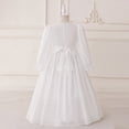 thumbnail image 6 of oqasdz Dresses for Girls Elegant Floral Embroidered Long Sleeve High Waist Gown Formal Evening Casual Wear Party Wedding Dress, 6 of 7