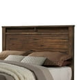 thumbnail image 4 of Wooden Queen Bed With Display And Storage Drawers, Oak Finish, 4 of 5