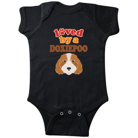 

Inktastic Doxiepoo Dog Gift Dachshund Poodle Gift Baby Boy or Baby Girl Bodysuit