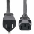 thumbnail image 4 of StarTech 8ft 2.4m Computer Power Cord NEMA 5-15P to IEC 60320 C13 AC Power Cable 13A 125V 16AWG UL Listed TAA, 4 of 4