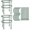 thumbnail image 2 of Plant Support Stakes Cage for Climbing Vines, Semicircle Flower Stand & Garden Trellis, Durable Plastic Greenhouse Fixing Rod, Garden Set, 2 of 6