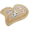 thumbnail image 1 of WE Games 29 Cribbage Set - Solid Wood  Board with Metal Pegs, 1 of 8