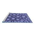 thumbnail image 2 of Ahgly Company Machine Washable Indoor Square Persian Blue Traditional Area Rugs, 7' Square, 2 of 4
