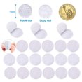 thumbnail image 4 of 25-100pairs of dot sticker self-adhesive fastener tape dot 10/15/20/25/30mm superglue plate black white round hook and loop tape Black 10mm 100Pairs, 4 of 6