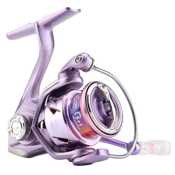 Fishing Reel - Carbon Main Part 3KG Drag Max Ratio 5.2:1 Light Metal Micro-spinning Fishing Reels for Saltwater Bass