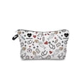 thumbnail image 2 of Bolsa de almacenamiento reutilizable ecológica para mujer, bolsa de maquillaje con estampado de registros médicos, estilo Simple de alta calidad, práctica que combina con todo Fivean unisex, 2 of 2