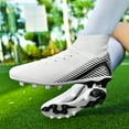 thumbnail image 4 of Soccer Cleats Mens Football Cleats Professional Soccer Shoes High-Tops Non-Slip Spikes for Big Boys Wide Training Sneaker, 4 of 7