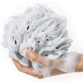 thumbnail image 4 of 4 Pieces 60g Loofahs Shower Puff Bath Pouf Exfoliating Loofah Wash Scrunchies Bath Sponges for Shower, 4 of 7