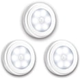 thumbnail image 1 of Motion Sensor Light, Battery Powered LED Night Light Step Lights Stair Closet Light Under-Cabinet Lighting Stick On Anywhere Lamp for Home, Kitchen, Hallway, Cabinet, Closet, Stairs, Bathroom, 1 of 9
