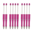 thumbnail image 4 of 10 piezas de bolígrafo con cuentas, bolígrafo de punta redonda para decoración de fiestas, bolígrafo de escritura novedoso DIY para Rosa roja, 4 of 9