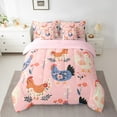 thumbnail image 3 of Erosebridal 7Pcs Farmhouse Chicken Twin Bedding Sets,Cartoon Animal Rooster Bedding Comforter Set,Chic Floral Flowers Bedding Set, 3 of 5