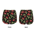 thumbnail image 3 of Daiia Sweet Red Cherry Pattern Women's 2 in 1 Running Shorts - Lightweight Athletic Workout Gym Yoga Shorts Liner with Phone Pockets-XX-Large, 3 of 7