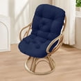 thumbnail image 6 of APLVFFZH High Back Chair Cushion Rocking Chair Cushion Patio Seat Cushion for Living Room Navy, 6 of 9