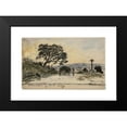 thumbnail image 2 of Johan Barthold Jongkind 24x17 Black Modern Framed Museum Art Print Titled - Ornacious (1879), 2 of 5