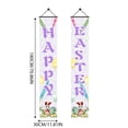 thumbnail image 3 of GeBuSn Easter Couplets Photography Adornment Happy Easter Festival Holiday Party Scene Setting For Door Wall (C), 3 of 4