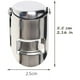 thumbnail image 2 of Tapones de acero inoxidable sofisticados para champán, conservantes de frescura a prueba de fugas para vinos espumosos, diseño antideslizante para botellas de prosecco, champán y cava, conservación, 2 of 5