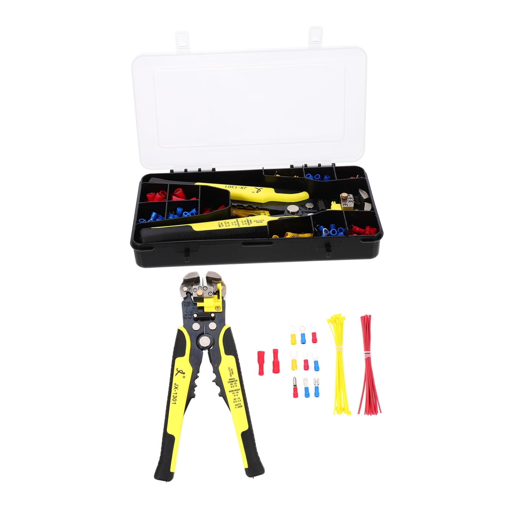 FRCOLOR 1 Set Wire Terminals Crimping Plier Kit Practical Ratcheting Wire Crimper Tool