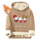 thumbnail image 1 of Sudadera con capucha para hombre, informal, a la moda, con estampado, de felpa, de manga larga, con bolsillo, de poliéster, 1 of 5