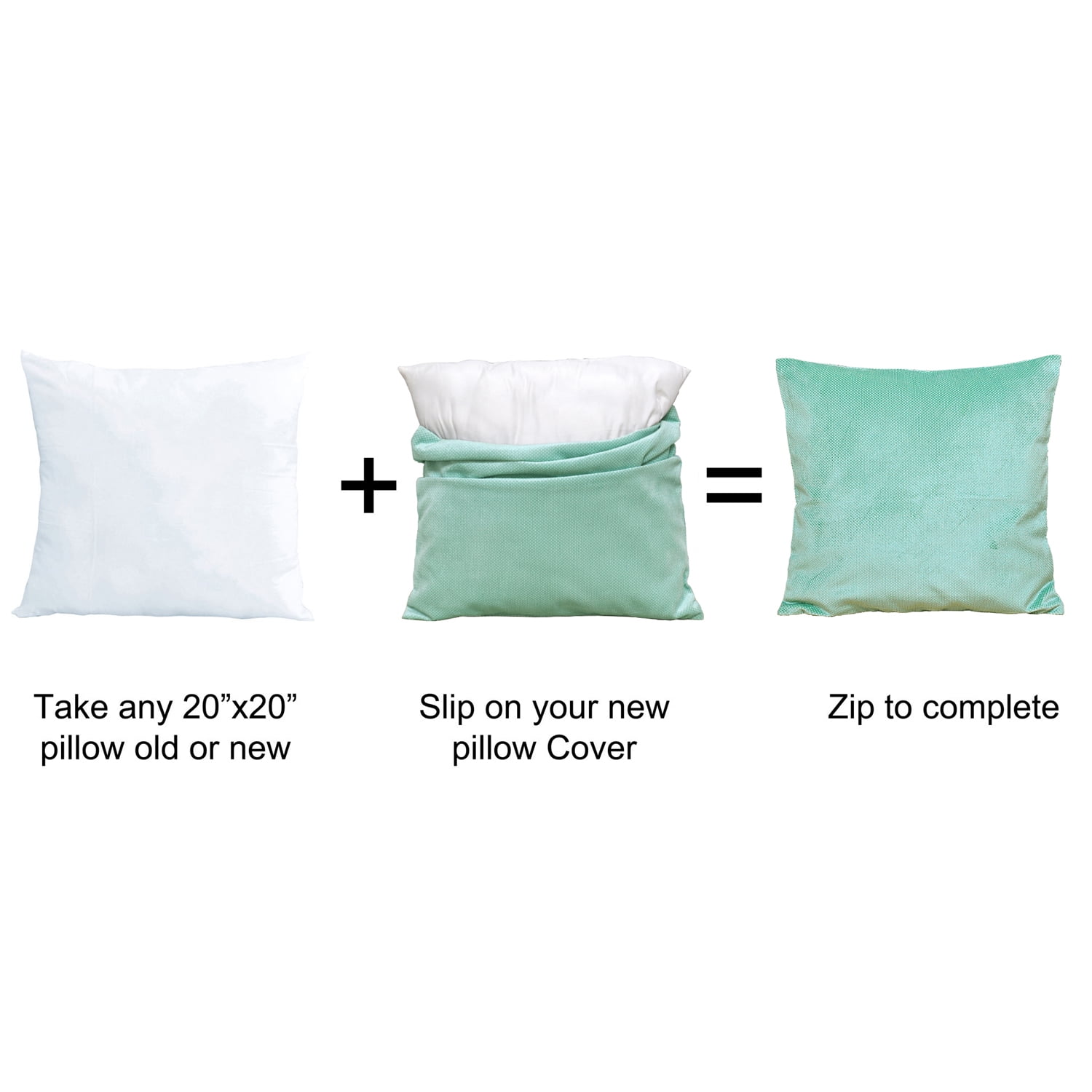 Home Soft Things Milliken Plush Throw Pillow Covers 2 Piece Set - Agate - 20" x 20"