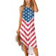 thumbnail image 1 of Faldas largas Día de la Independencia Mujer Sling Dress Vestido sin mangas Seaside Sundress (Azul XXL) Ygjytge Azul T XXL para Mujer, 1 of 9